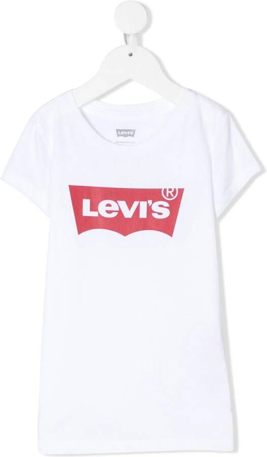 Levi's Kids T-shirt met logo Wit