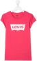 Levi's Kids T-shirt met logoprint Roze - Thumbnail 1