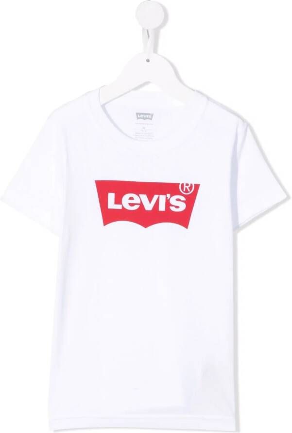 Levi's Kids T-shirt met logoprint Wit