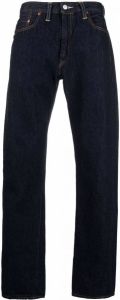 Levi's: Made & Crafted 501 cropped jeans Blauw