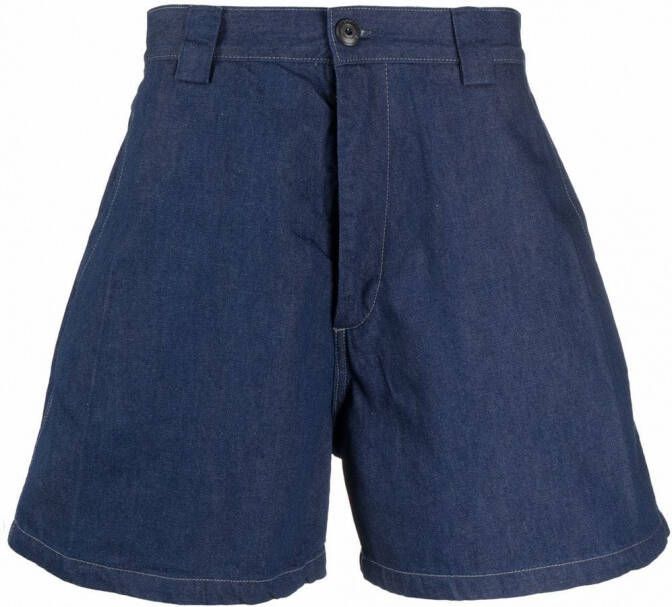 Levi's: Made & Crafted Denim shorts Blauw
