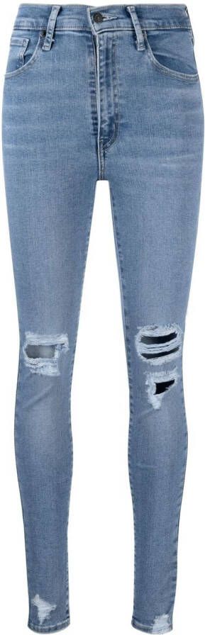 Levi's 501 denim shorts Blauw - Foto 4