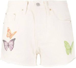 Levi's Shorts met vlinderprint Beige