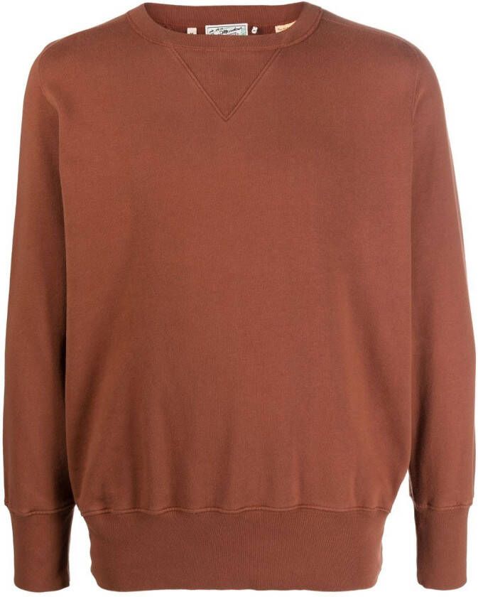 Levi's Sweater met ronde hals Bruin