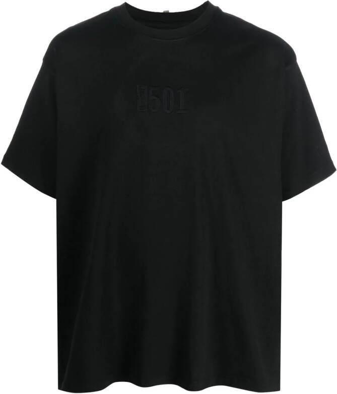 Levi's T-shirt met geborduurd logo Zwart - Foto 3