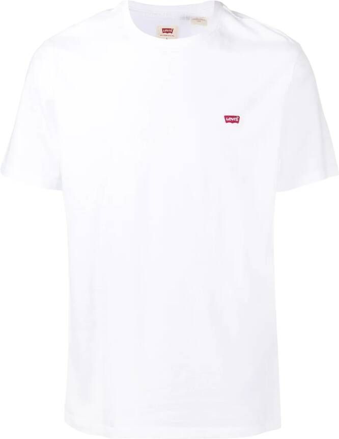 Levi's T-shirt met logodetail Wit