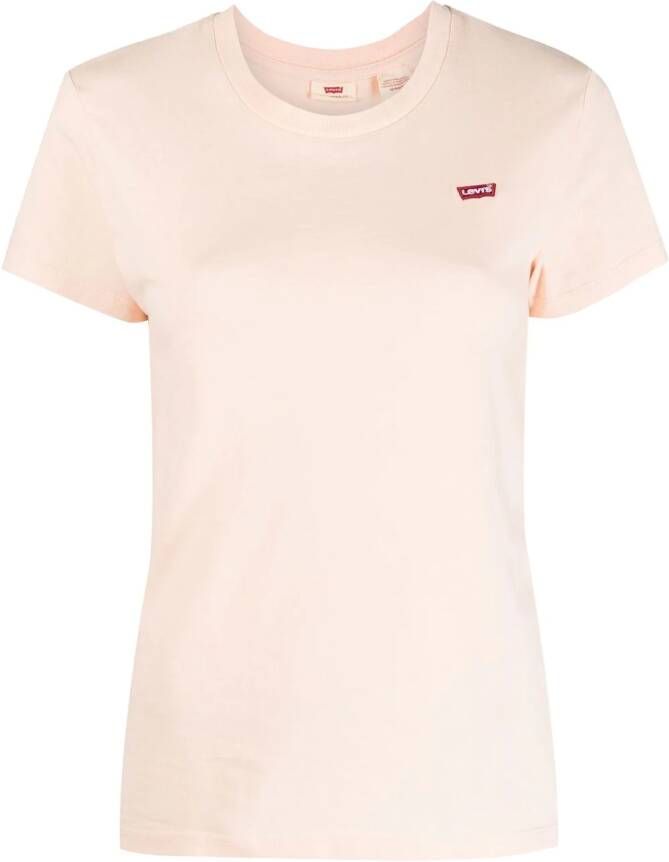 Levi's T-shirt met logopatch Oranje