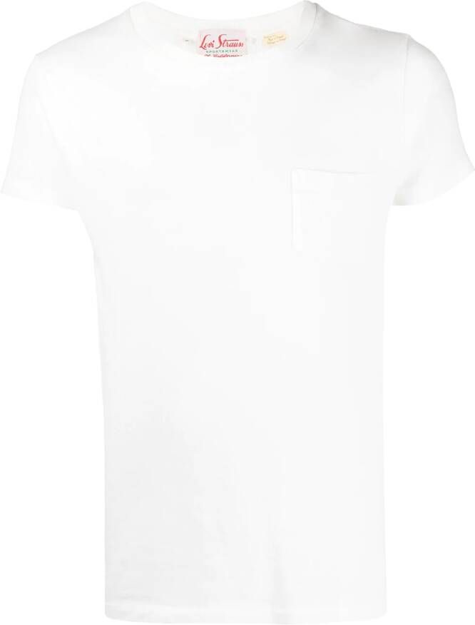 Levi's T-shirt met zak Wit