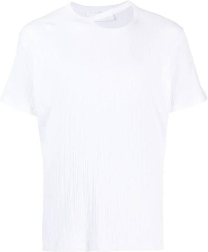 LGN LOUIS GABRIEL NOUCHI T-shirt met uitgesneden details Wit