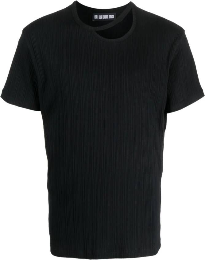 LGN LOUIS GABRIEL NOUCHI T-shirt met uitgesneden details Zwart