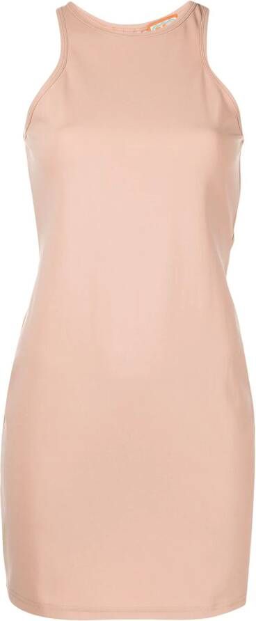 Lhd Jurk met open rug Beige