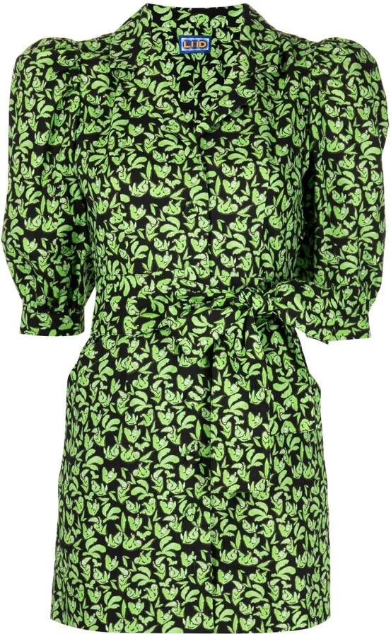Lhd Jurk met print Groen