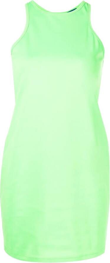 Lhd Mouwloze mini-jurk Groen