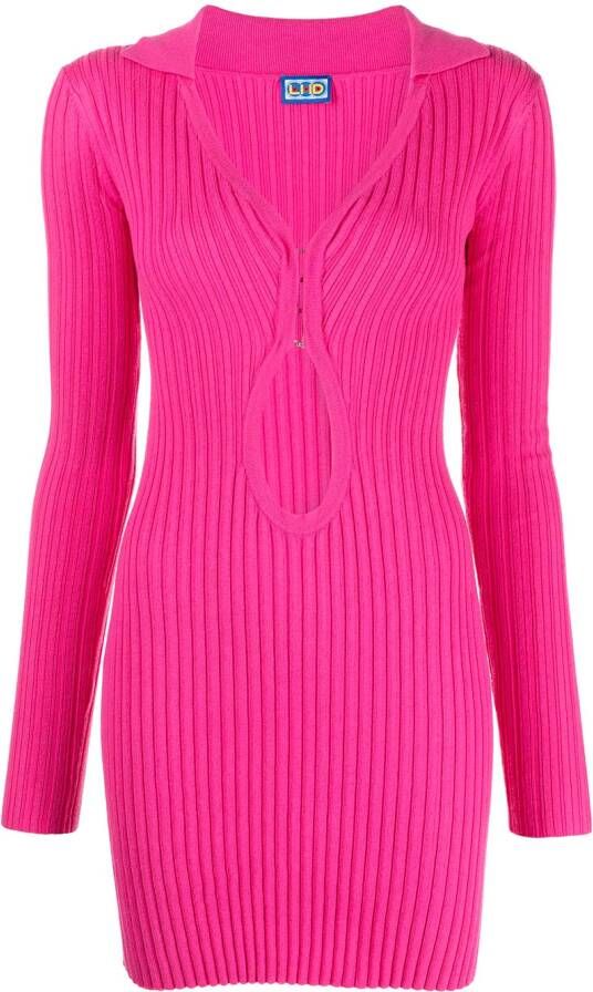 Lhd Uitgesneden jurk Roze