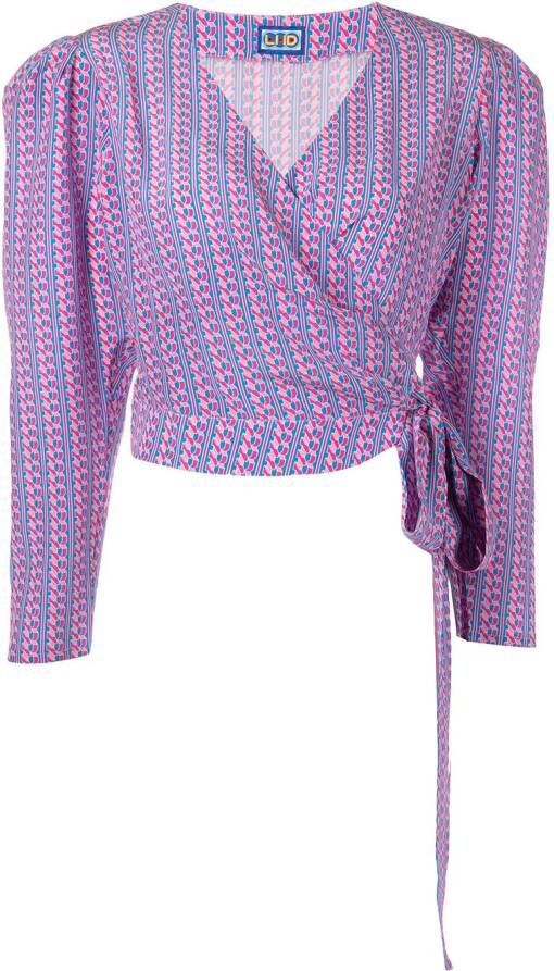 Lhd Zijden blouse Paars