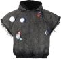 Liberal Youth Ministry Mouwloze hoodie Zwart - Thumbnail 1