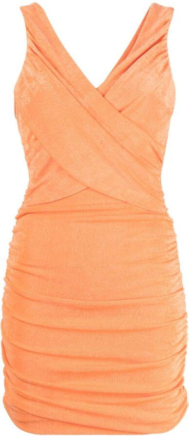 Likely Jurk met ruches Oranje