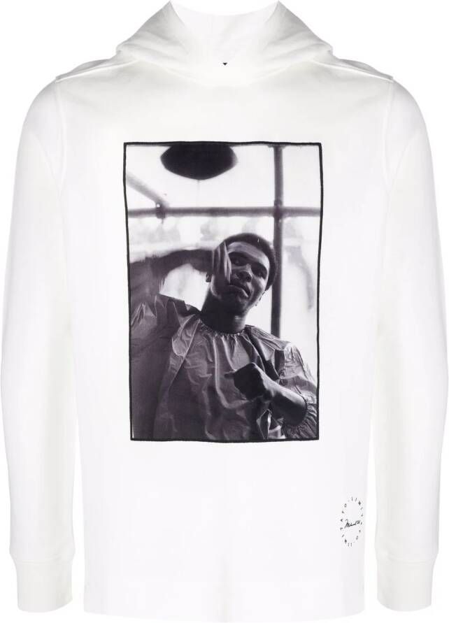 Limitato Hoodie met print Wit