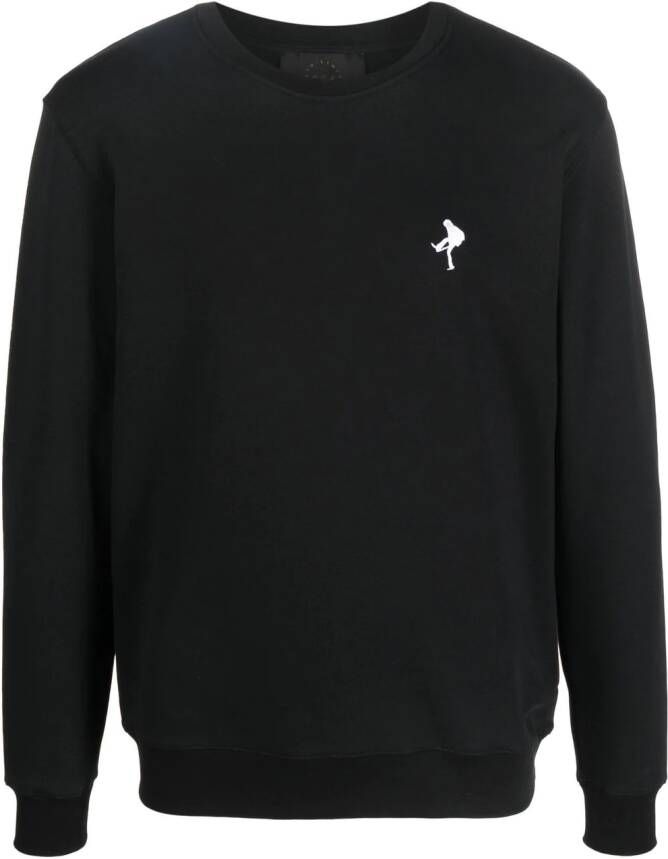 Limitato Sweater met fotoprint Zwart