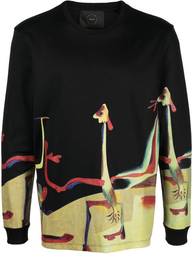 Limitato Sweater met print Zwart