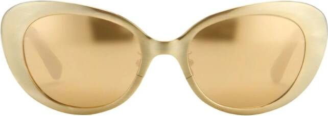 Linda Farrow ' 282' sunglasses Goud