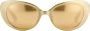 Linda Farrow ' 282' sunglasses Goud - Thumbnail 1