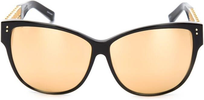 Linda Farrow '411' sunglasses Zwart