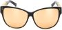 Linda Farrow '411' sunglasses Zwart - Thumbnail 1