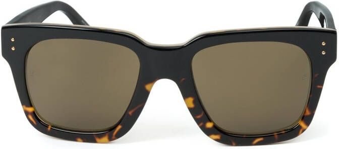Linda Farrow '71' sunglasses Zwart