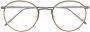 Linda Farrow Comber bril met rond montuur Zilver - Thumbnail 1