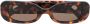 Linda Farrow Lola zonnebril met schildpadschild design Bruin - Thumbnail 1