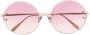 Linda Farrow Lotus zonnebril met rond montuur Zilver - Thumbnail 1