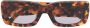 Linda Farrow x The Attico Mafra zonnebril met schildpadschild design Bruin - Thumbnail 1