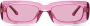 Linda Farrow x Marfa zonnebril Roze - Thumbnail 1