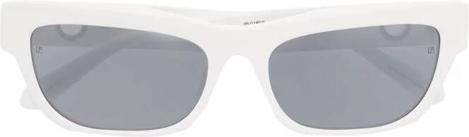 Linda Farrow x Paco Rabanne zonnebril met vierkant montuur Wit