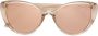 Linda Farrow zonnebril met cat-eye montuur Roze - Thumbnail 1