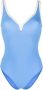 Lisa Marie Fernandez Badpak met contrasterende afwerking Blauw - Thumbnail 1