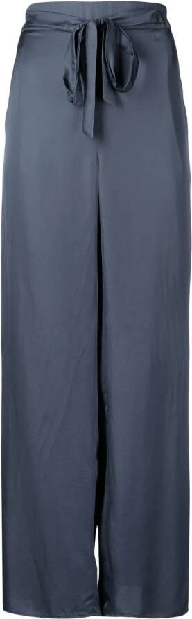 Lisa Von Tang x Elena Miro broek met zijsplit Blauw