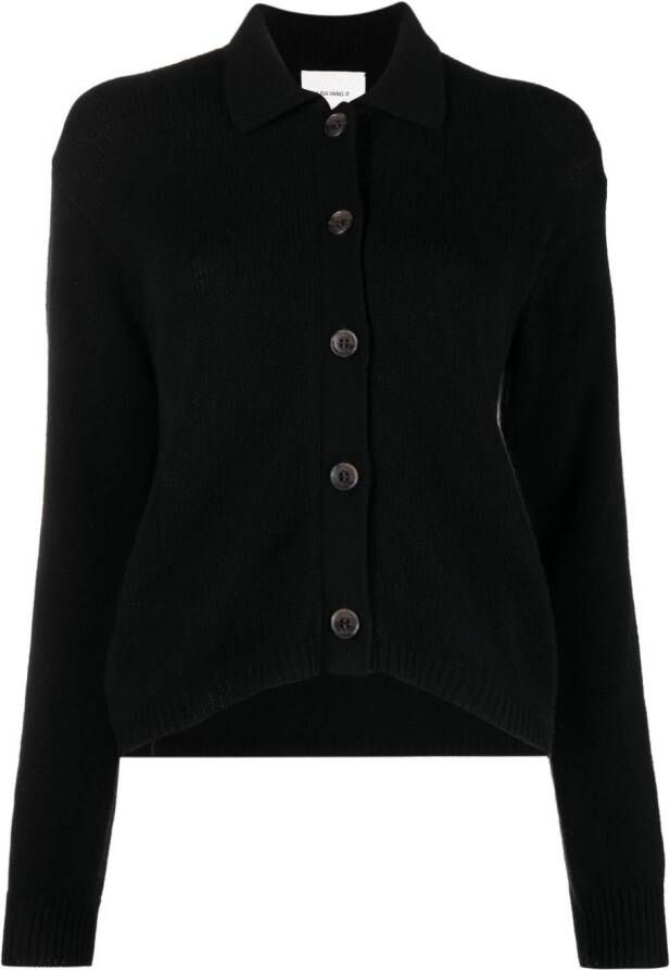Lisa Yang Kasjmier vest Zwart