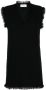 Lisa Yang Mini-jurk met franje afwerking Zwart - Thumbnail 1