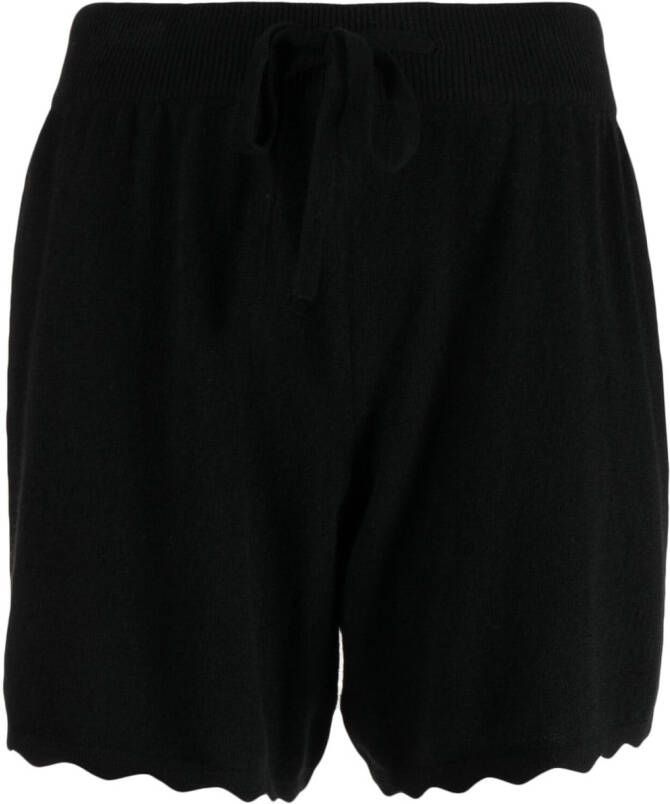 Lisa Yang Shorts met trekkoordtaille Zwart