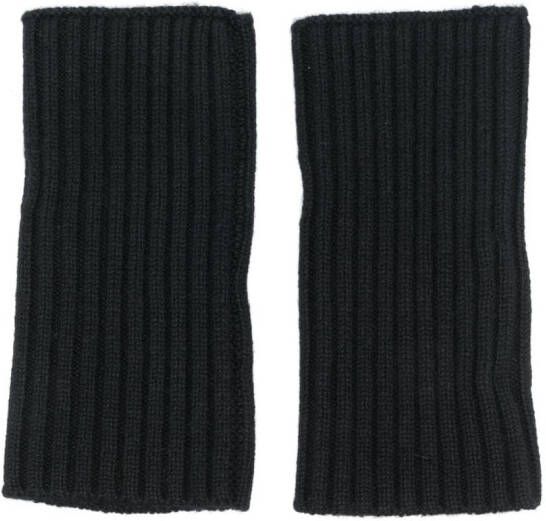 Lisa Yang Vingerloze handschoenen Zwart