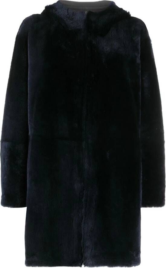 Liska Jas met capuchon Blauw