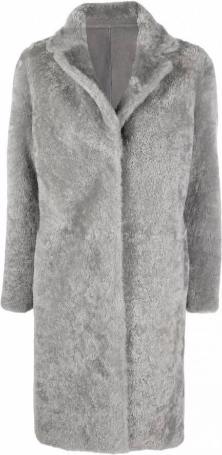Liska Lammy coat Grijs