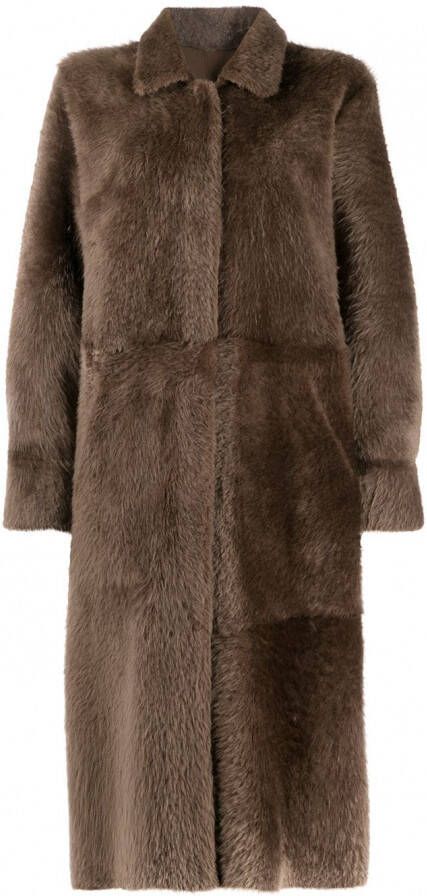 Liska Omkeerbare jas Bruin