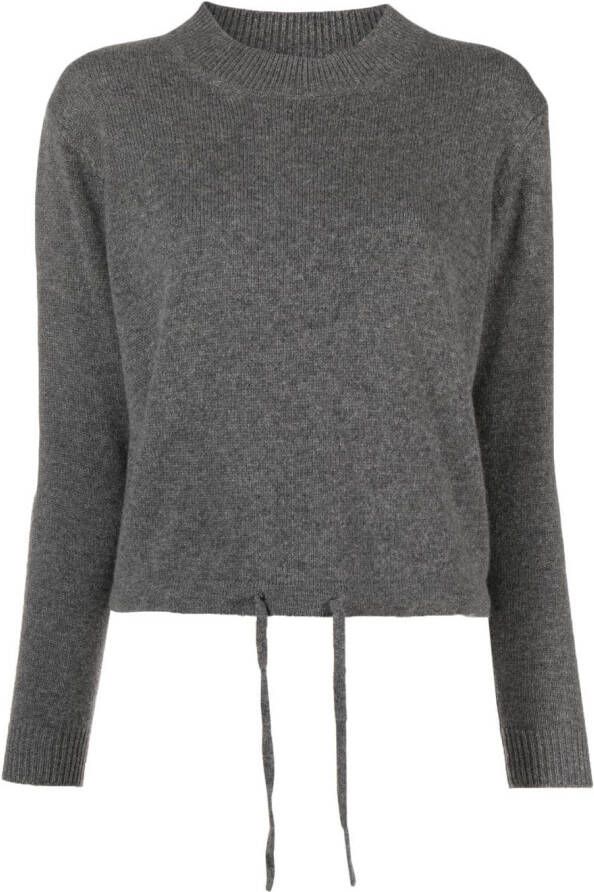 Liska Trui met trekkoord Grijs