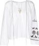 LITKOVSKA Gestreepte blouse Wit - Thumbnail 1