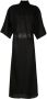LITKOVSKA Linnen jurk Zwart - Thumbnail 1