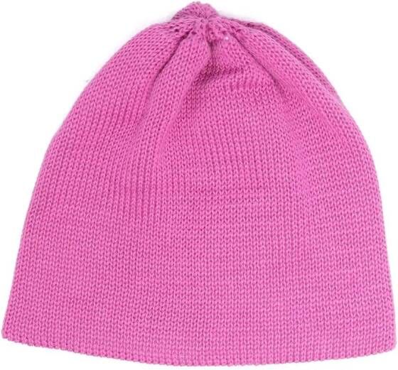 Little Bear Grofgebreide muts Roze