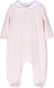 Little Bear Pyjama met geborduurde tekst Roze